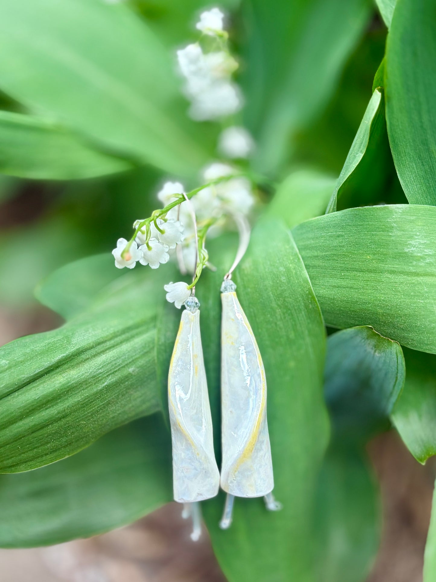Earrings Porcelain
